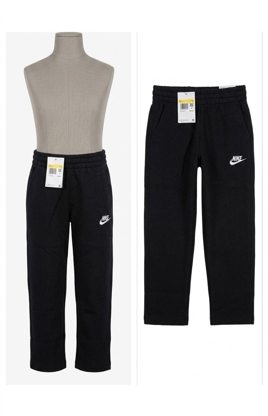 New Nike Boys Sportswear Club Fleece Pants Black Size S Small FD3010-010
